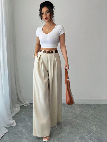 Pantalon palazzo femme